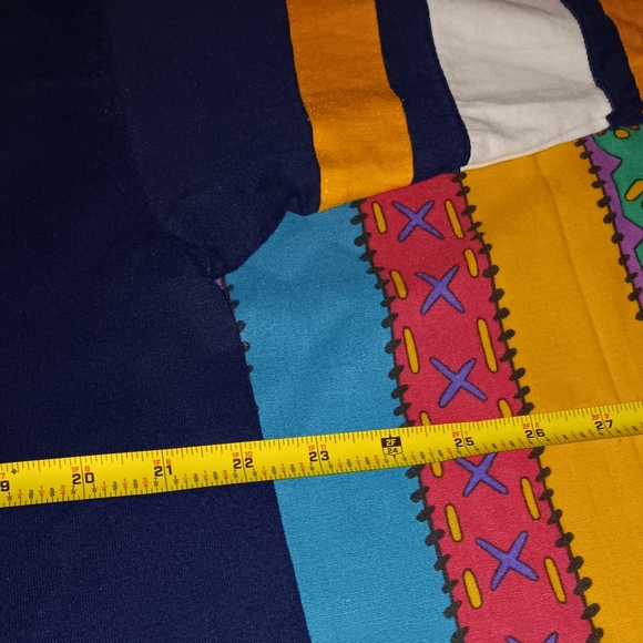 80s Logo 7 Michigan Wolverines 3/4 Sleeves Football Jersey Shirt Vintage U of M - Picture 5 of 6